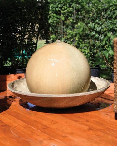 Ball And Wok Water Fountain- Gist Fountains